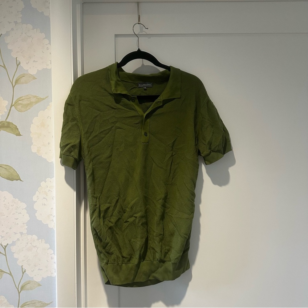 Green Short Sleeve Polo Shirt